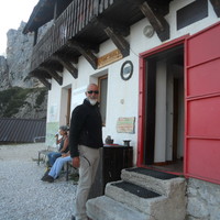 Cristiano, custode del rifugio Corsi dal 2000