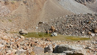 Lac Gelé inférieur en fin d'été