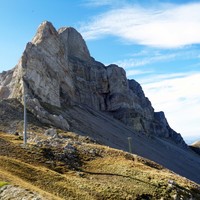 Face N de Garnesier depuis le Col de Corps