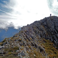 Arête finale et sommet.