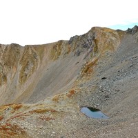Lac du Loup, col du Loup depuis les Dents du Loup