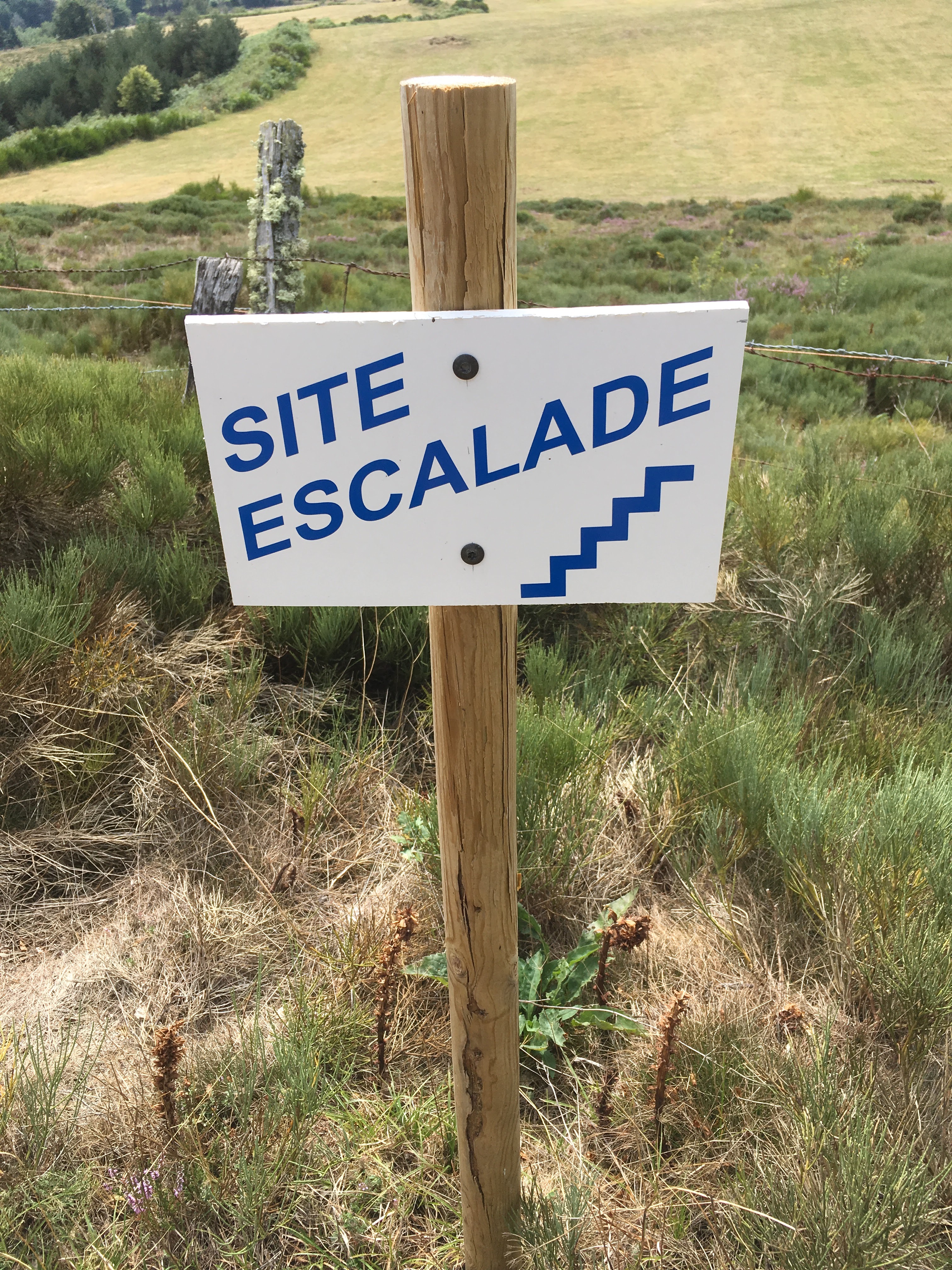 Panneau de secteur d'escalade