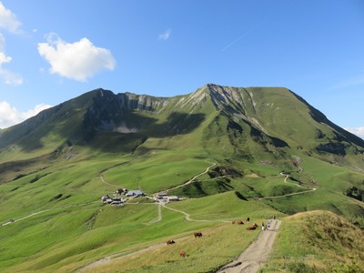 Le col des annes après une journée de GV à la pointe percée Le col des annes après une journée de GV à la pointe percée