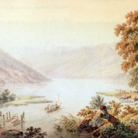 Lac de Thoune par Lory en 1818