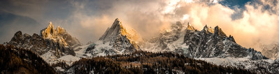 [PhotoSophie2017] Coucher de soleil sur les Aiguilles de Chamonix