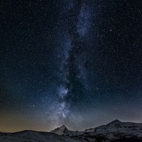 [PhotoSophie2017] Voie lactée au-dessus de la Dent Parrachée