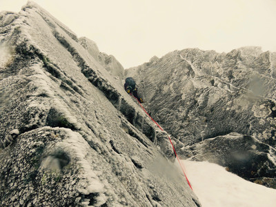 [PhotoSophie2017] 40-foot Corner, North East Buttress, Ben Nevis, Ecosse