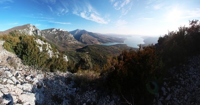 Vue sur le lac de Sainte Croix