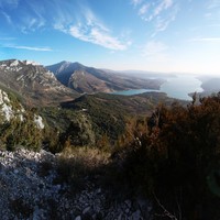 Vue sur le lac de Sainte Croix