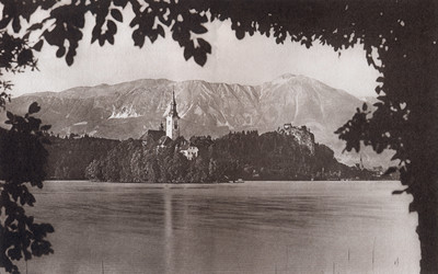 Lac de Bled par Fritz Sauer Lac de Bled par Fritz Sauer