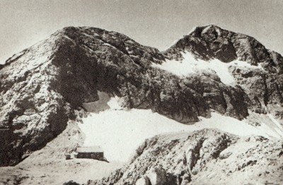 Le Triglav et son refuge, avant 1931 Le Triglav et son refuge, avant 1931