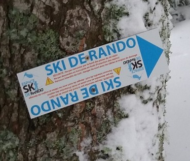 Panneau signalisation iti rando