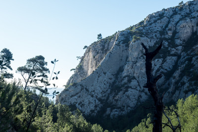 L'arête en descendant vers le Creux de l'Oule