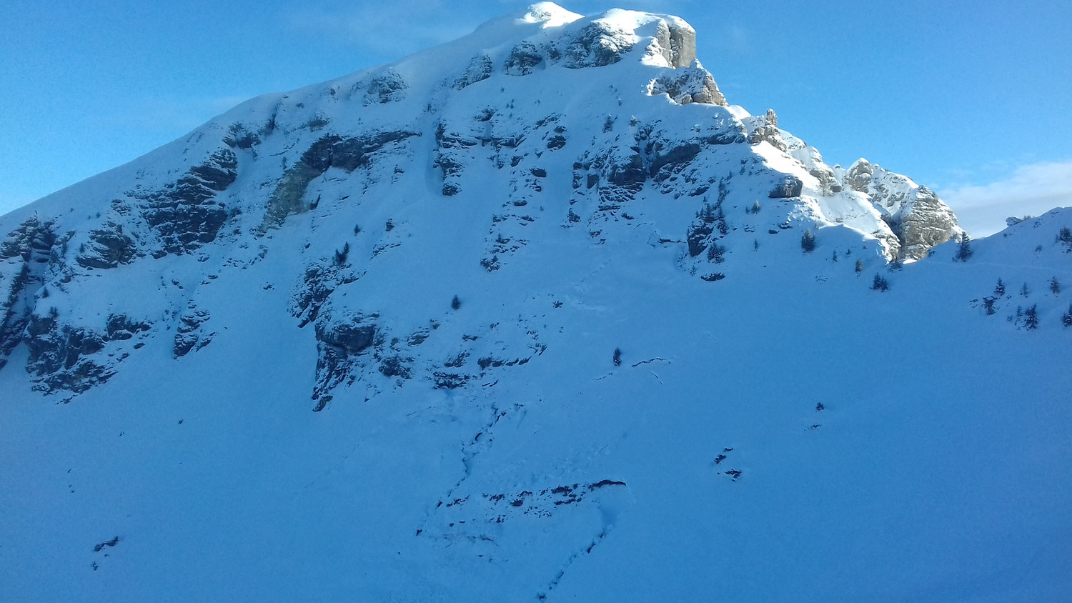 depuis les pistes