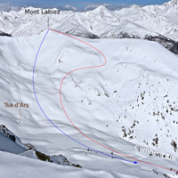 Mont Labiez itinéraire partie haute