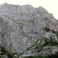 Vrh Zelenic face NW (vallée Koritnica)