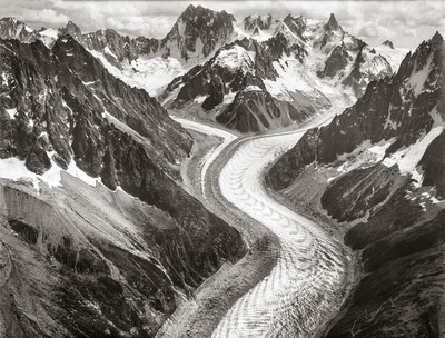Grandes Jorasses, Rochefort - Dent du Géant - Grands Charmoz par Edouard Spelterini Grandes Jorasses, Rochefort - Dent du Géant - Grands Charmoz par Edouard Spelterini
