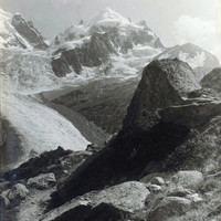 Piz Roseg (Piz et Glacier de Roseg, Massif de la Bernina, par Antoine Mazel en 1930