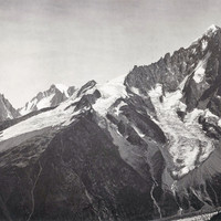 Aiguilles du Chardonnet, d'Argentière, Verte, Du Dru, par Bisson en 1858