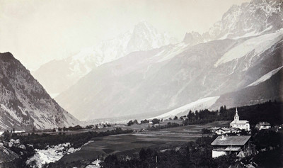 Les Houches par Bisson en 1860