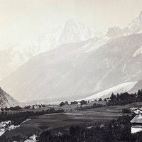 Les Houches par Bisson en 1860