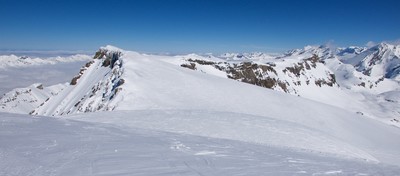 Mittelgipfel - Grossstrubel vus depuis le Wildstrubel Mittelgipfel - Grossstrubel vus depuis le Wildstrubel