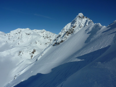 Pointe Centrale de Jasse Bralard : Versant NW et Arête W