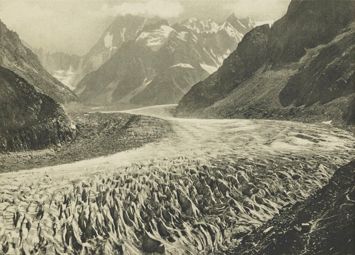 Mer de Glace vue du Montenvers, 1920