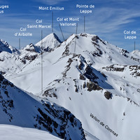 Panorama SW depuis la pointe S de Laval