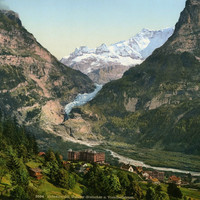 Glacier inférieur de Grindelwald, en 1900, par Wehrli N°0000003584