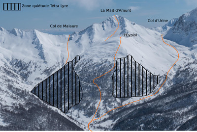 Itinéraire Eypiol et Col d'Urine