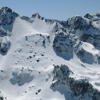 Pointes Centrale et W de Jasse Bralard : Versant NW