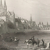 Le Rhin à Bâle par les frères Rouargue