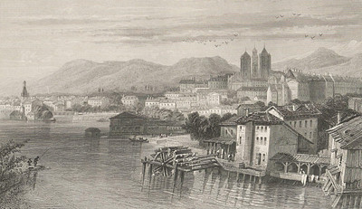 Genève, Léman et préalpes par les frères Rouargue, en 1860 Genève, Léman et préalpes par les frères Rouargue, en 1860