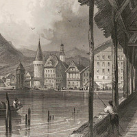 Lucerne et le Pilatus par les frères Rouargue, en 1860