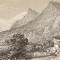 Linthal et Tödi, par J.J.B en 1848, lithographie McHire, McDonald, McGregor