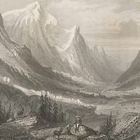 Chamonix, par les frères Rouargue, en 1860