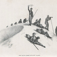Sommet du Mont Blanc, en 1837