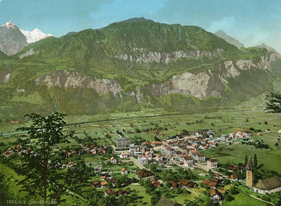 Meiringen en 1900, par Photoglob N°0000001634