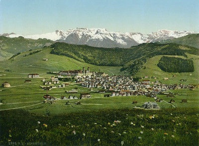 Einsiedeln en 1900, par Photoglob N°0000001964 Einsiedeln en 1900, par Photoglob N°0000001964