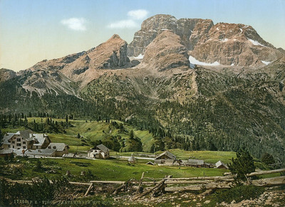 Plätzwiesen hotel en 1900, par Photoglob N°0000017360