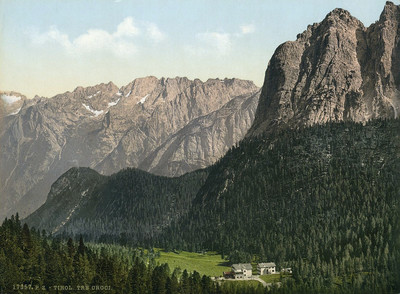 Passo Tre Croci en 1900 par Photoglob N°0000017357