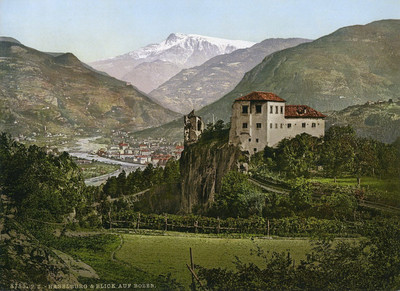 Haselburg, Bolzano, en 1900, par Photoglob N°0000008785