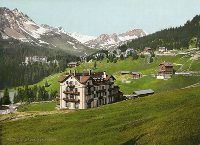 Arosa en 1900, par Photoglob N°0000009273 Arosa en 1900, par Photoglob N°0000009273