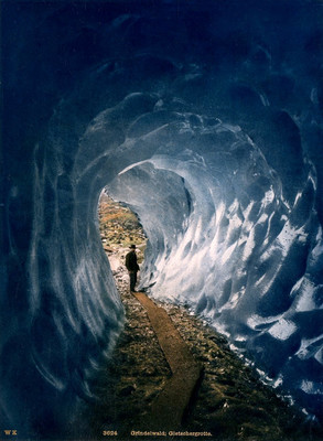 Glacier Inférieur de Grindelwald, en 1900, par Wehrli N°0000003624