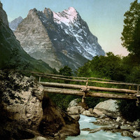 Eiger en 1900, par Photoglob N°0000001628