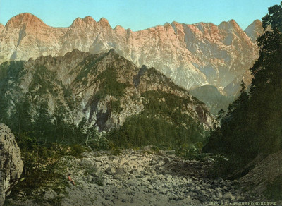 Groupe du Hochtor  en 1900 par Photoglob N°0000001693