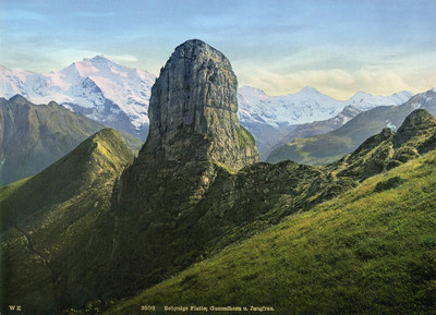 Gummihorn, en 1900, par Wehrli N°0000003508 Gummihorn, en 1900, par Wehrli N°0000003508