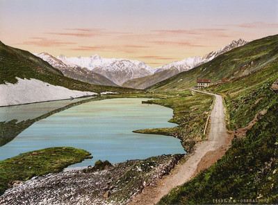 Oberalpsee en 1900, par Photoglob N°0000016693 Oberalpsee en 1900, par Photoglob N°0000016693