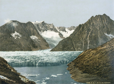 Märjelen See en 1900, par Photoglob N°0000001480